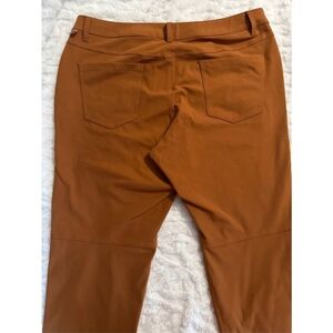 Lululemon  men's  pant size W36 L30 Burnt Orange/Carmel